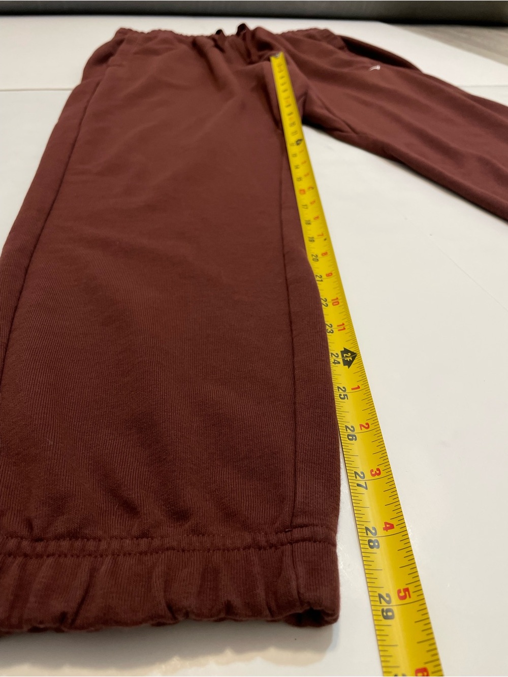 Gymshark Training Fleece Joggers Sweatpants Maroon Size Large - Picture 4 of 10